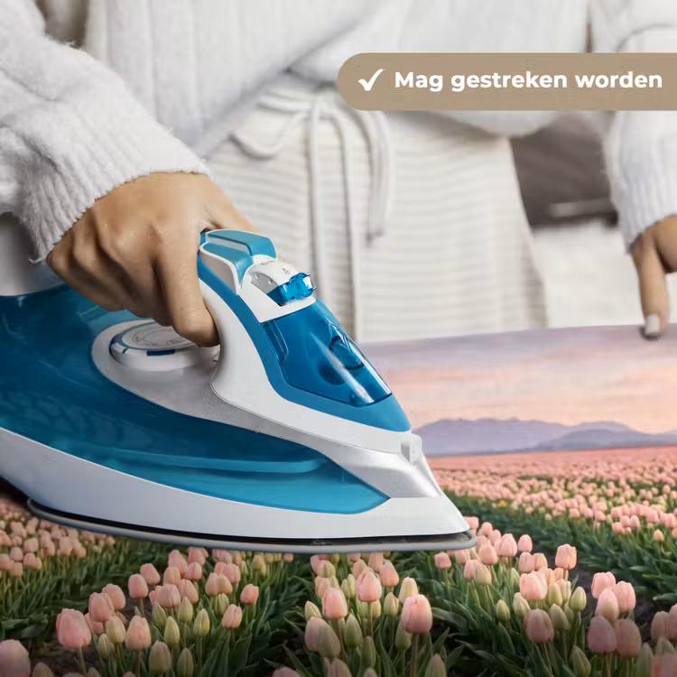 Wandkleed - Tulpen - Landschap - Roze — 6