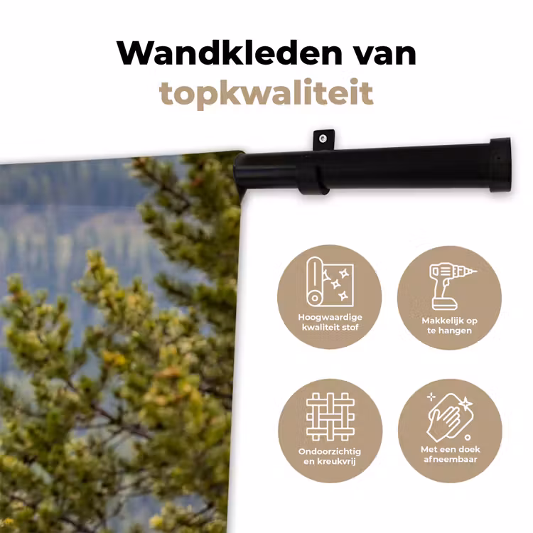 Wandkleed - Uil - Oehoe - Bomen - Natuur — 3
