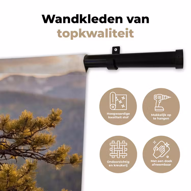 Wandkleed - Zeearend - Boom - Bergen - Groen — 3