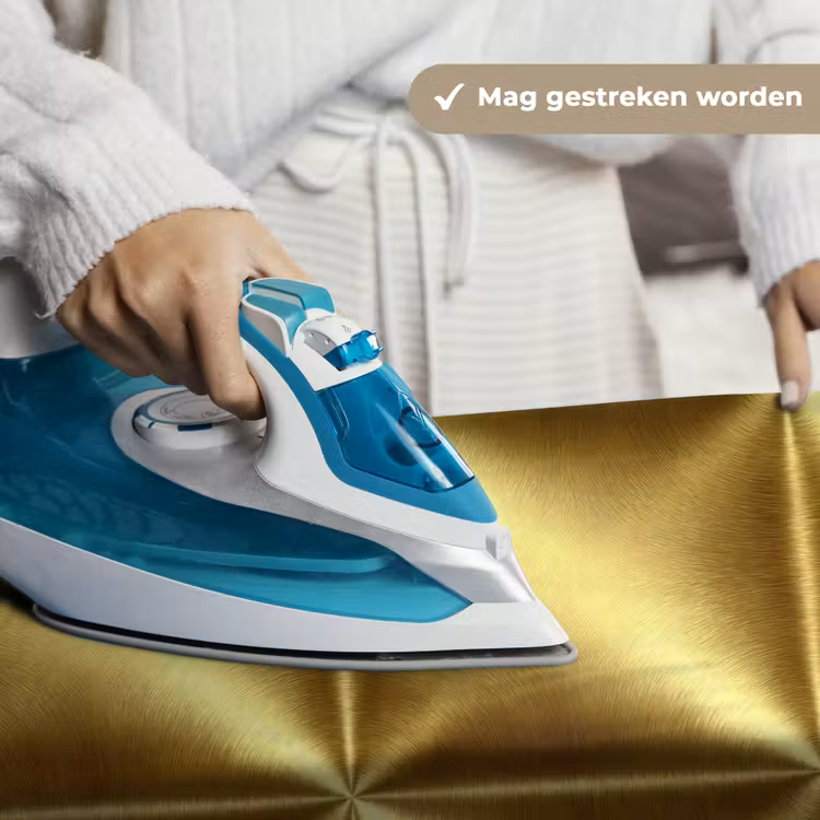 Wandkleed - Textuur - Geborsteld Goud - Industrieel - Metallic — 6