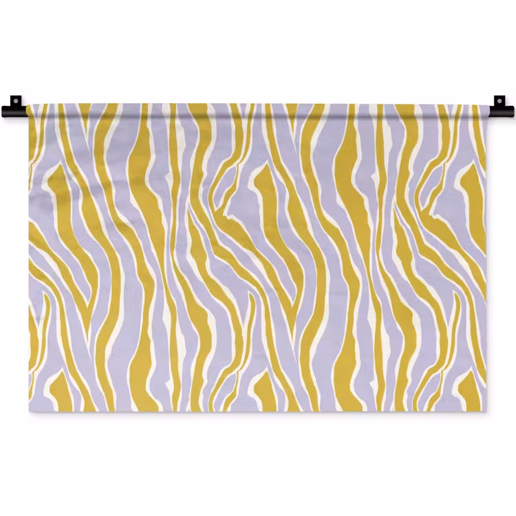 Wandkleed - Zebra - Modern - Meerkleurig — 1