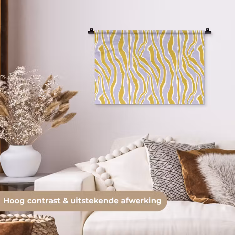 Wandkleed - Zebra - Modern - Meerkleurig — 4