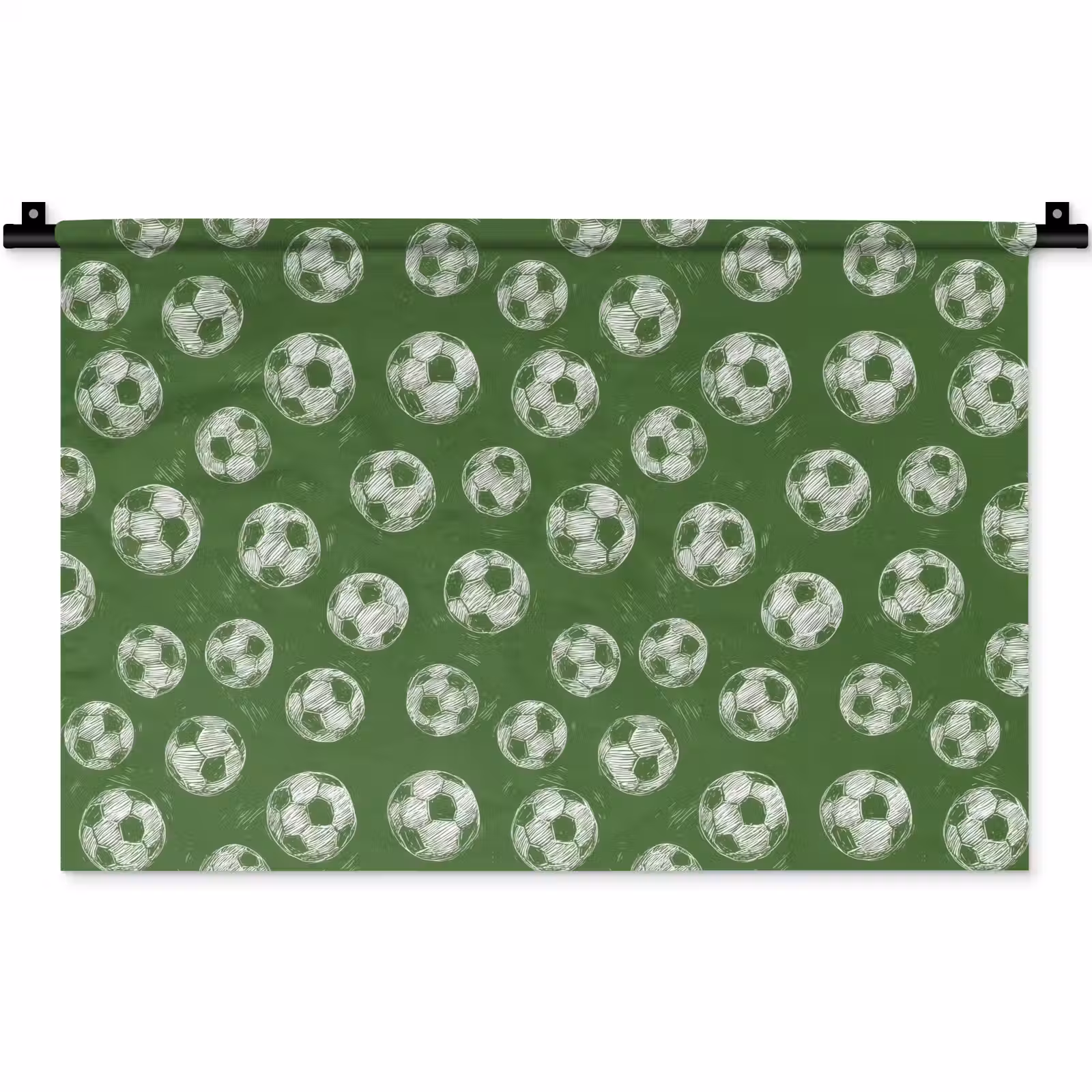 Wandkleed - Voetbal - Sport - Groen — 1