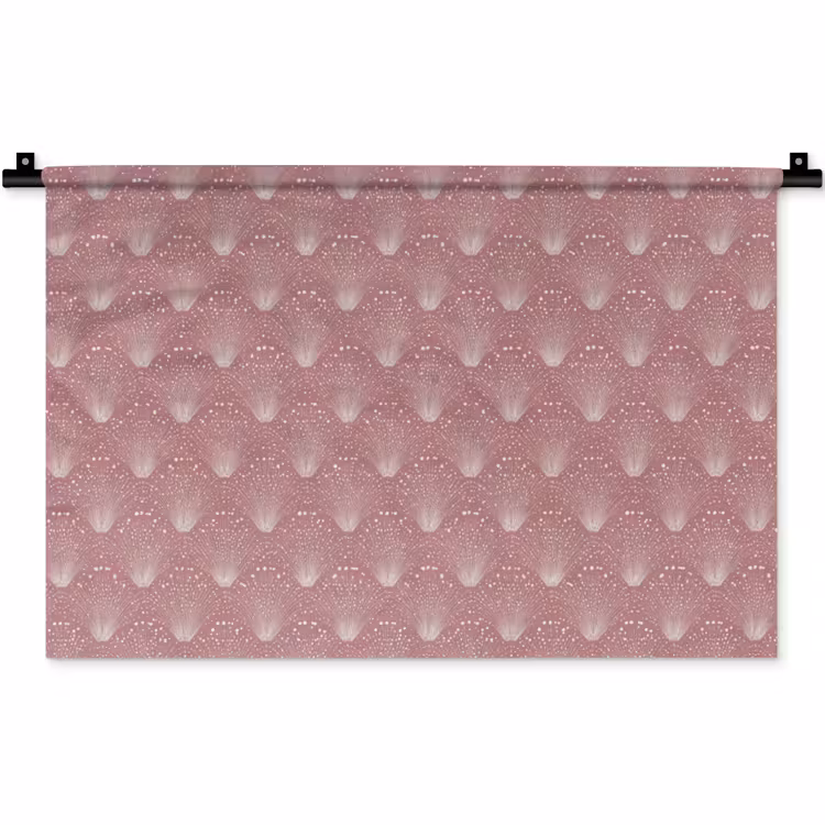 Wandkleed - Trendy - Patroon - Roze — 1