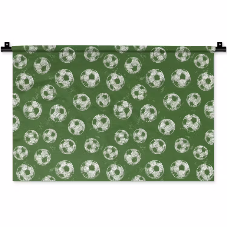 Wandkleed - Voetbal - Sport - Groen — 1