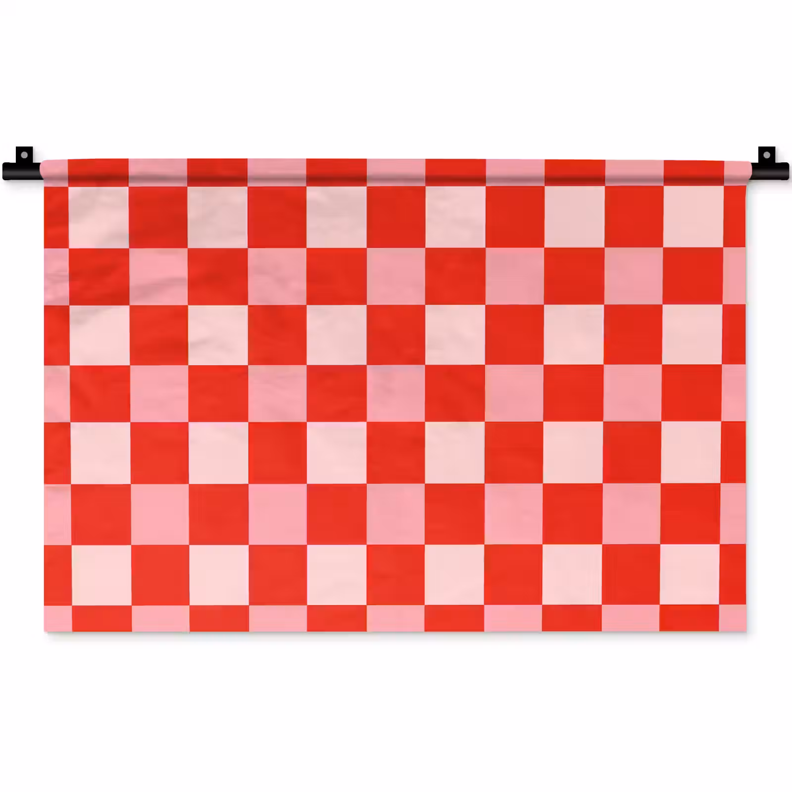 Wandkleed - Vierkant - Klassiek - Rood — 1