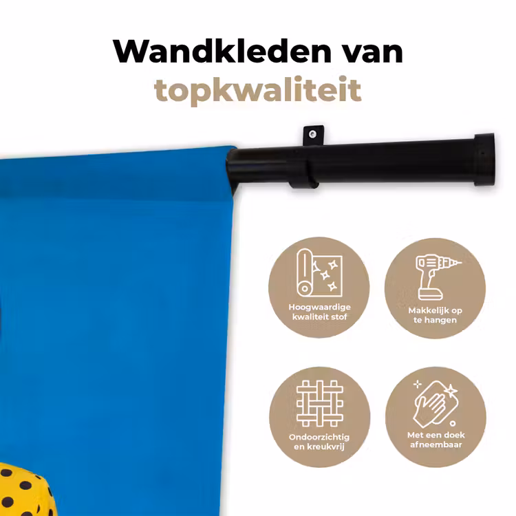 Wandkleed - Vrouw - Zonnebril - Pop Art - Portret - Geel — 3