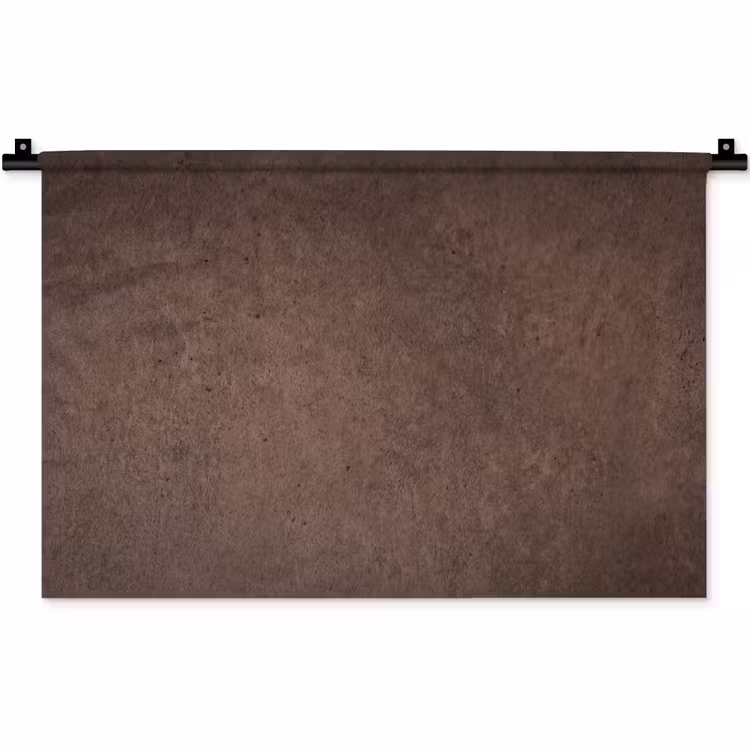 Wandkleed - Textuur - Beton - Abstract - Donker - Bruin — 1