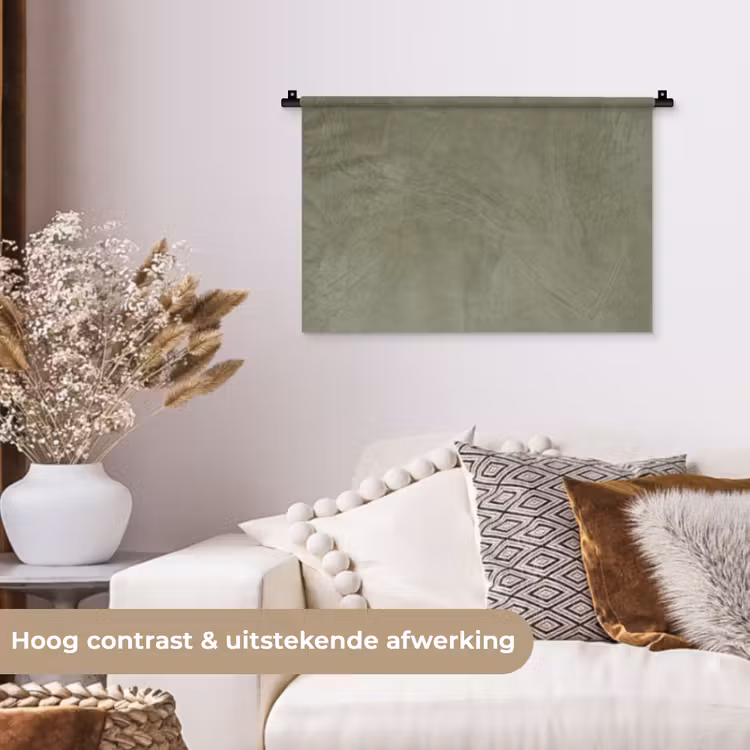 Wandkleed - Textuur - Betonlook - Achtergrond - Modern - Groen — 4
