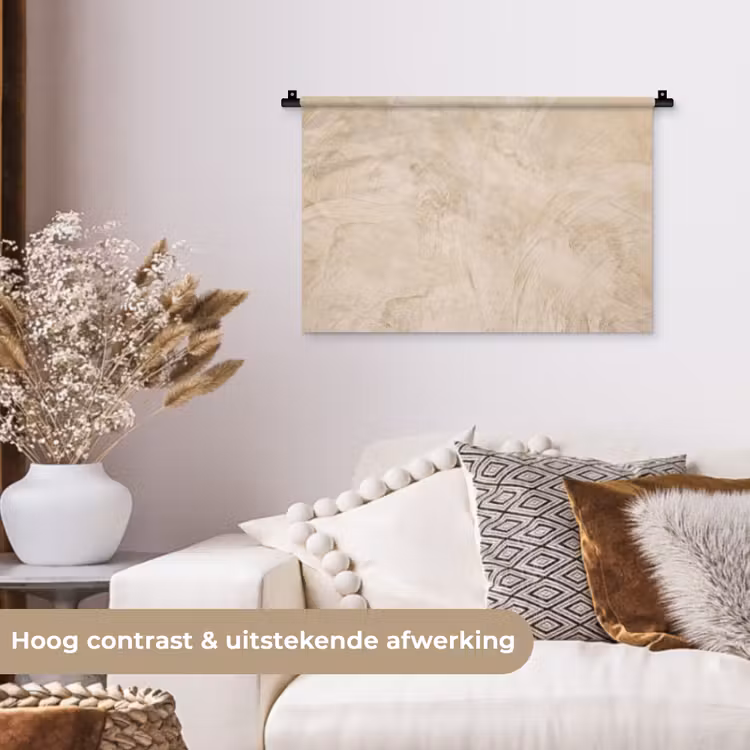 Wandkleed - Textuur - Patroon - Abstract - Modern - Beige — 4