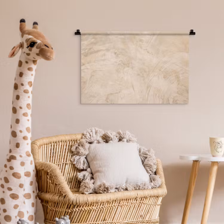Wandkleed - Textuur - Patroon - Abstract - Modern - Beige — 5