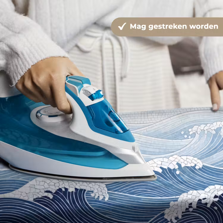 Wandkleed - Water - Mozaïek - Landschap - Modern - Blauw — 6