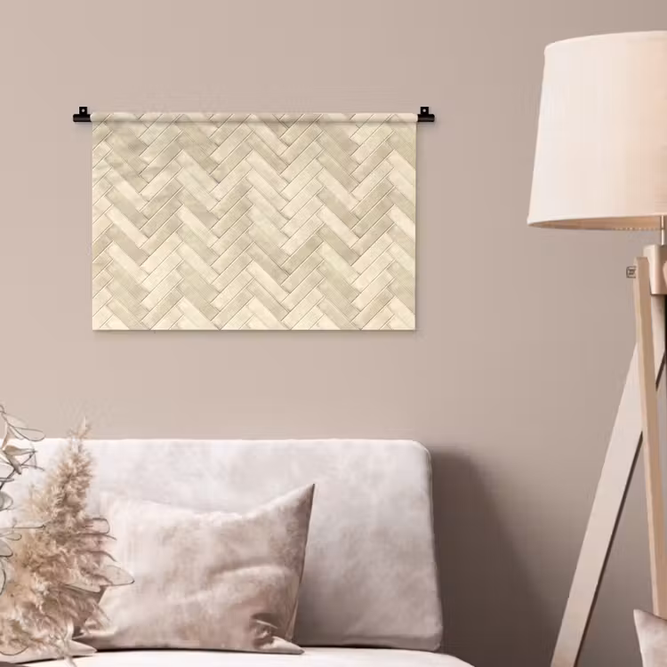 Wandkleed - Visgraat - Wandtegel - Licht Beige — 2