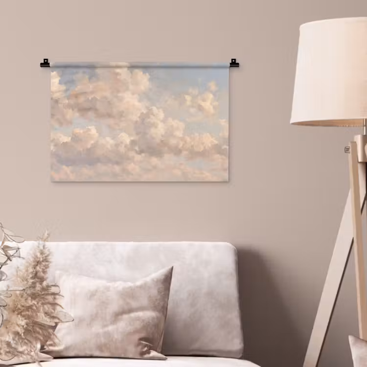Wandkleed - Wolken - Zacht - Natuur - Klassiek - Beige — 2
