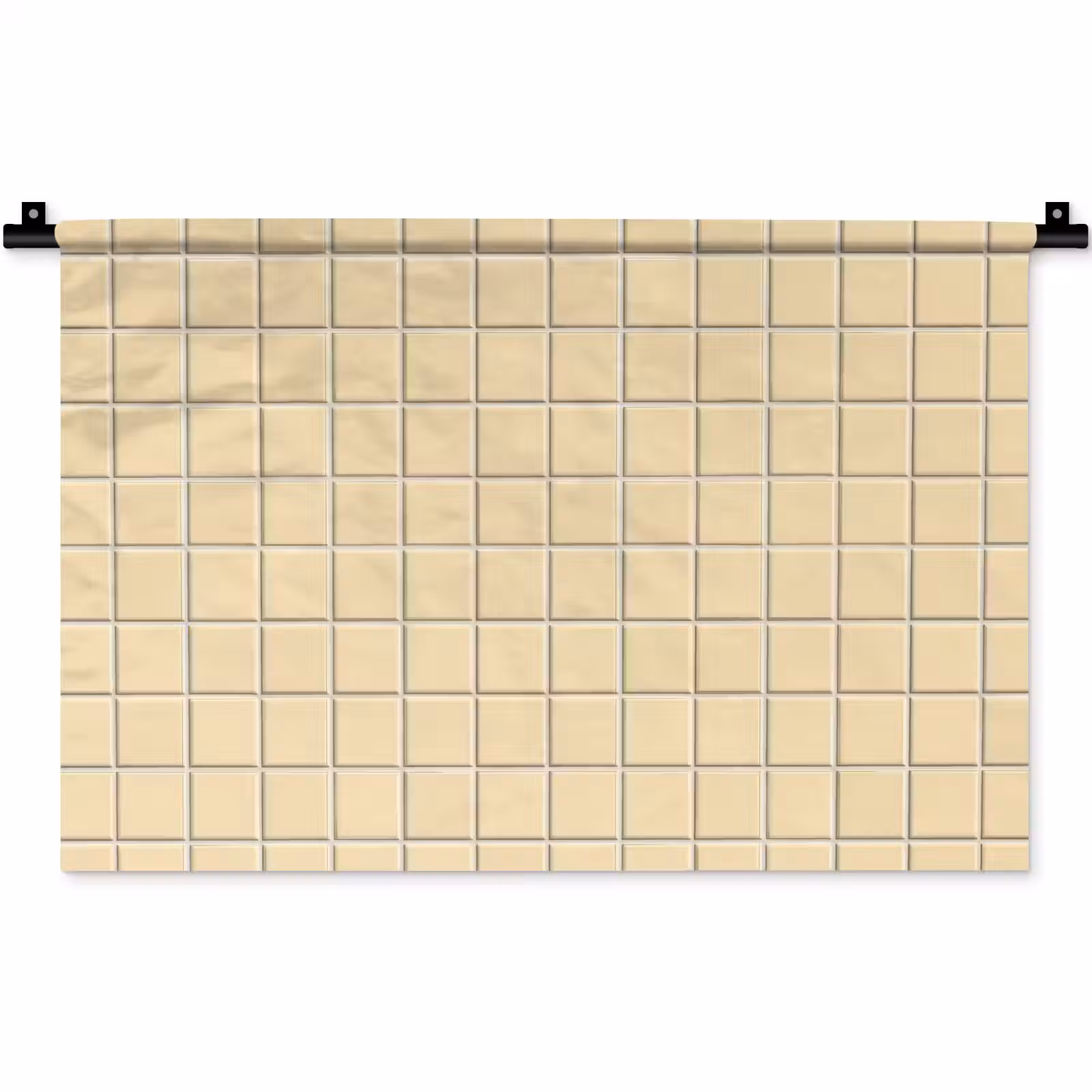 Wandkleed - Tegels - Patroon - Crème — 1