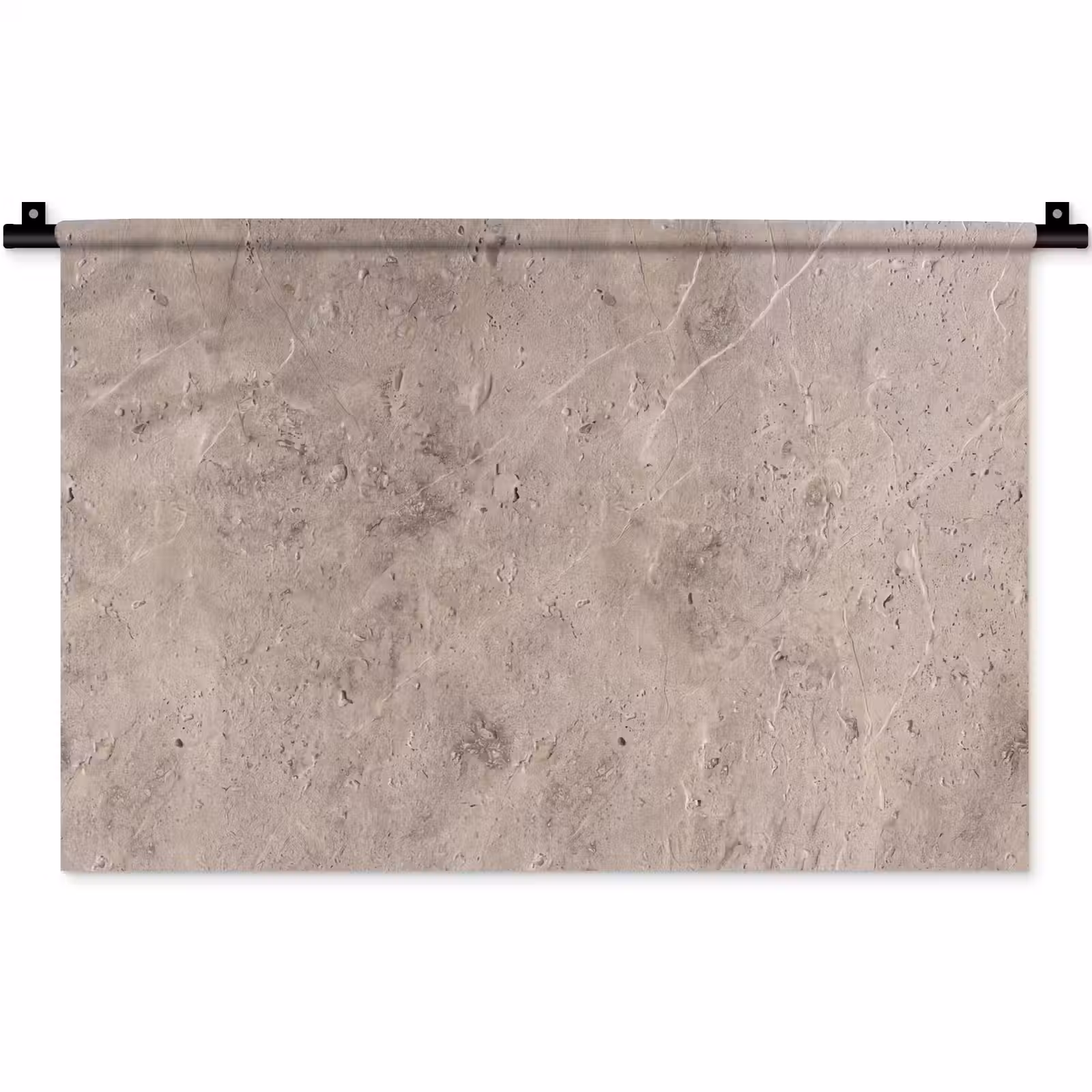 Wandkleed - Textuur - Steen - Patroon - Rustiek - Beige — 1