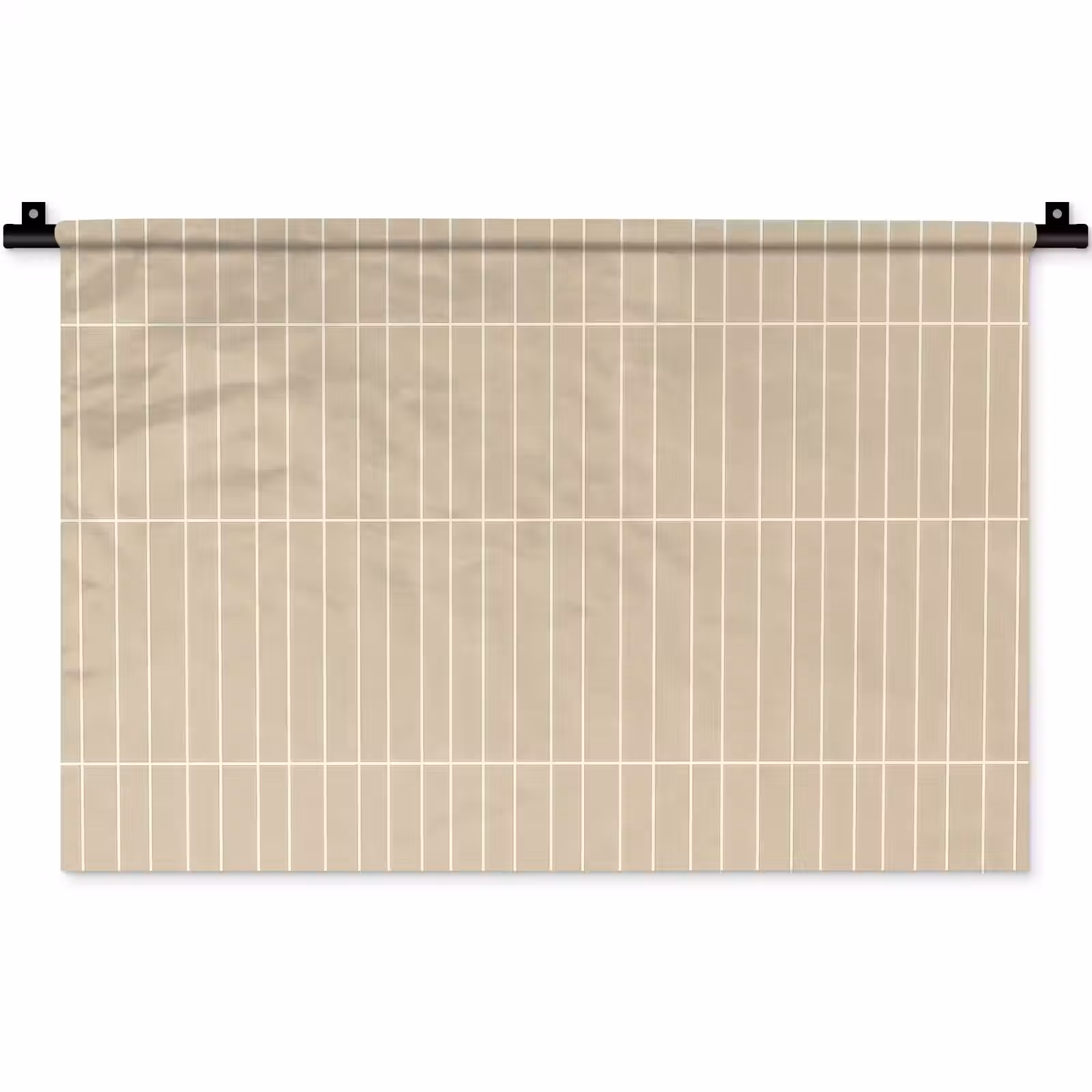 Wandkleed - Verticaal - Wandtegel - Crème - Beige — 1