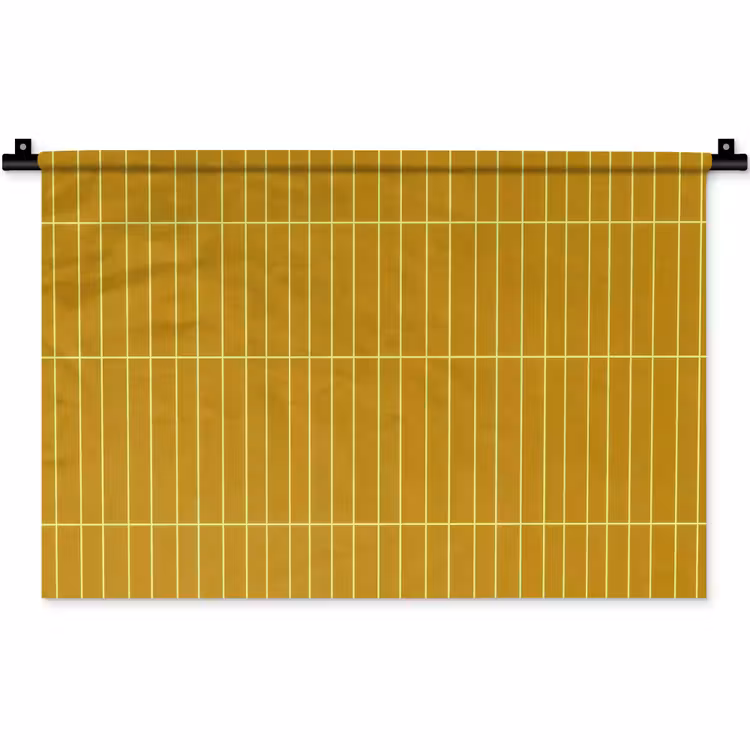 Wandkleed - Tegels - Verticaal - Mosterdgeel — 1