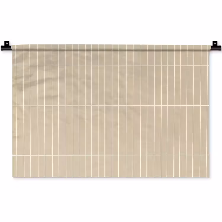 Wandkleed - Verticaal - Wandtegel - Crème - Beige — 1
