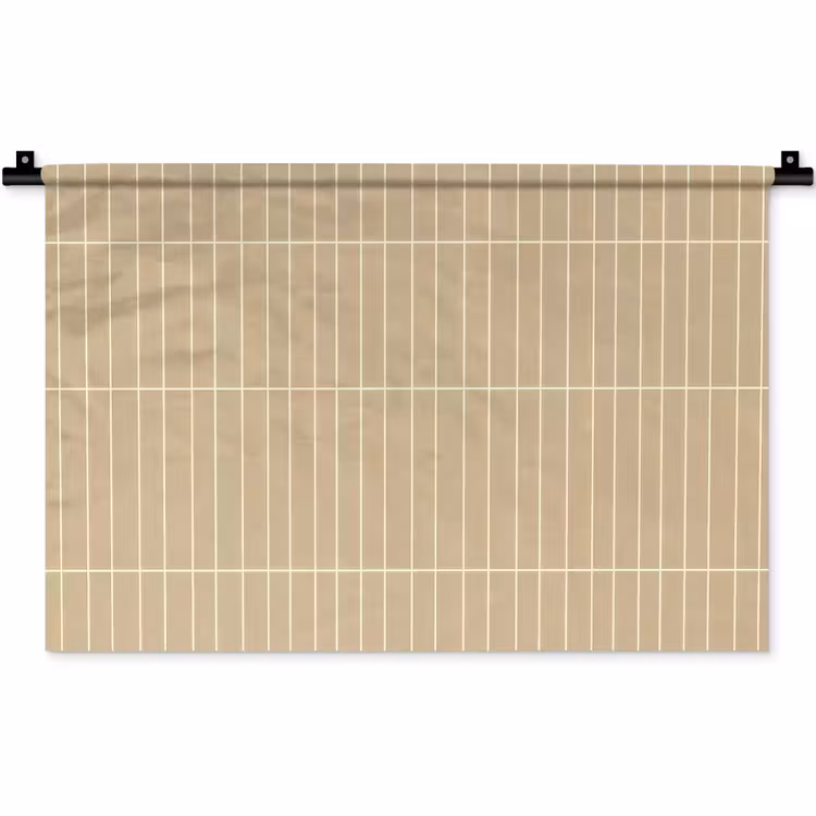 Wandkleed - Verticaal - Wandtegel - Zand - Beige — 1