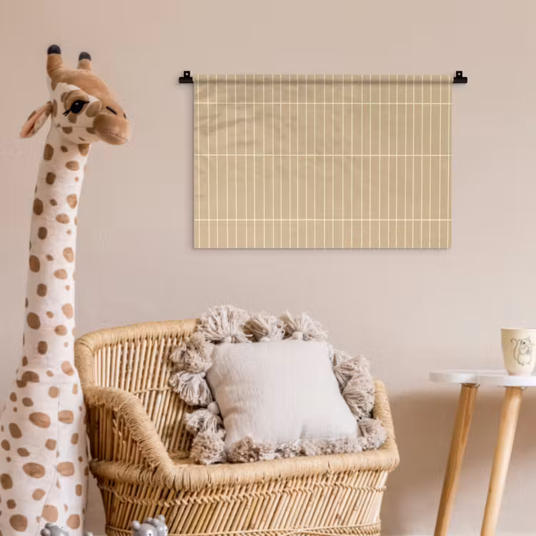 Wandkleed - Verticaal - Wandtegel - Zand - Beige — 5