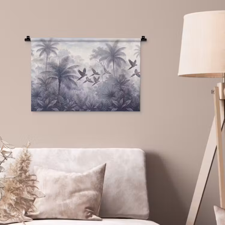 Wandkleed - Vogel - Vliegend - Jungle - Vintage - Dieren — 2
