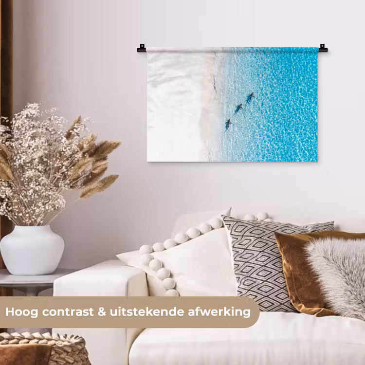 Wandkleed - Vis - Oceaan - Strand - Turquoise - Natuur — 4