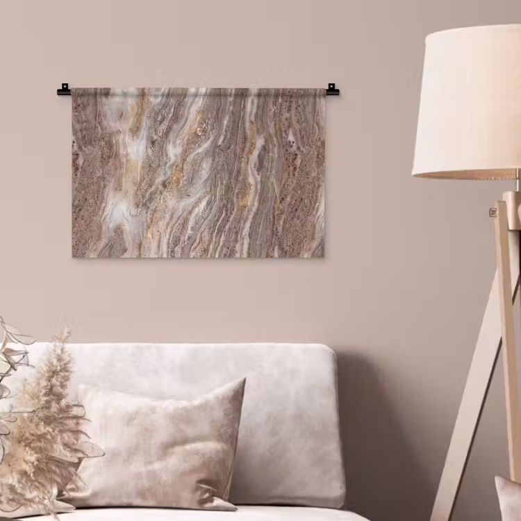 Wandkleed - Textuur - Steen - Abstract - Beige — 2