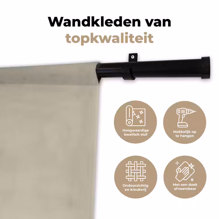 Wandkleed - Urban - Pebble - Grijs — 3