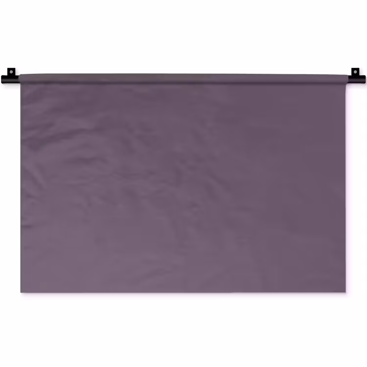 Wandkleed - Velvet - Aubergine - Paars — 1