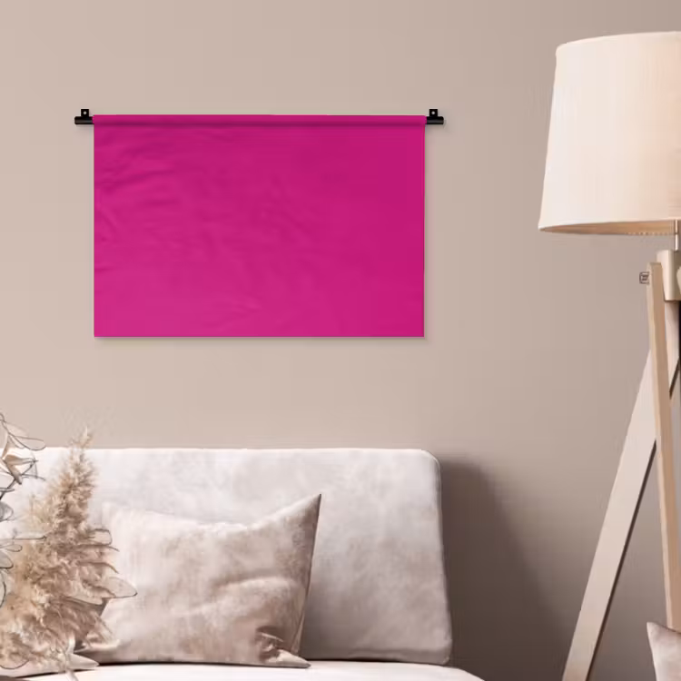 Wandkleed - Velvet - Magenta - Roze — 2
