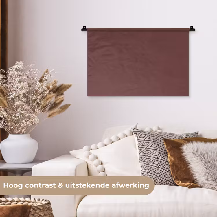 Wandkleed - Velvet - Merlot - Rood — 4