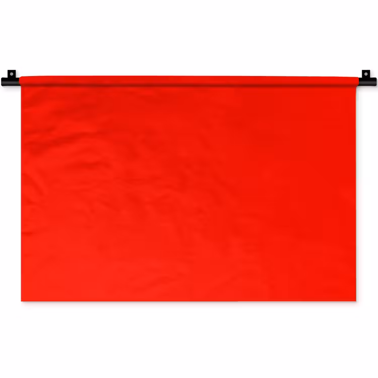 Wandkleed - Vibrant - Vermilion - Rood — 1