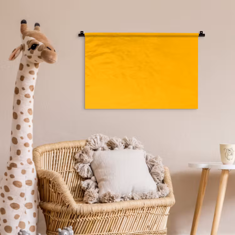 Wandkleed - Vivid - Amber - Geel — 5