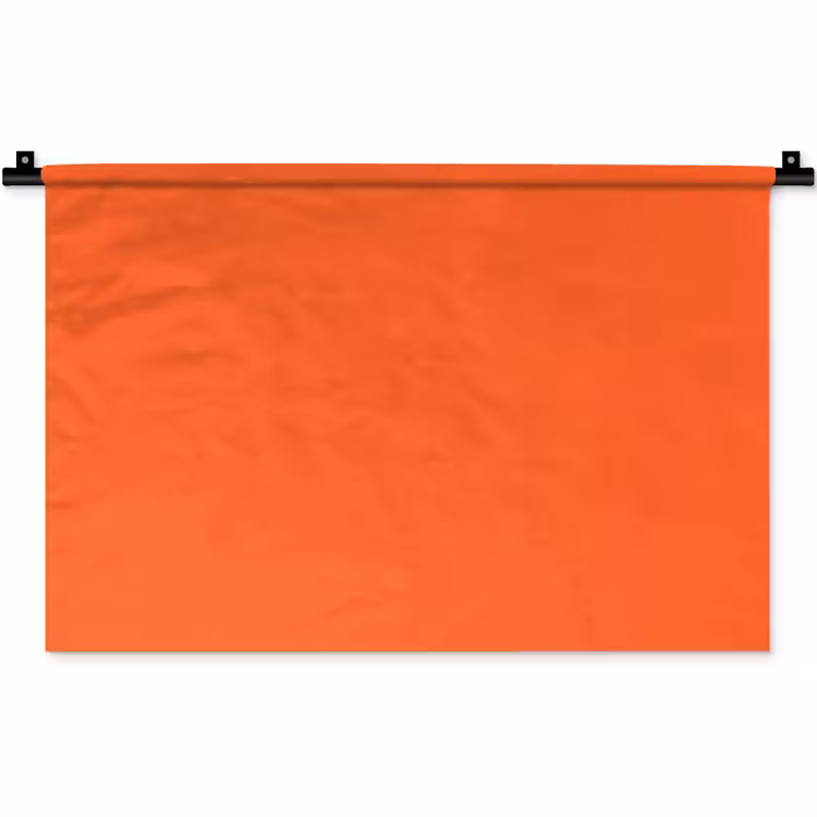 Wandkleed - Vivid - Amber - Oranje — 1