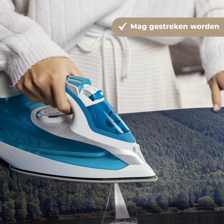 Wandkleed - Zeilboot - Water - Bergen - Natuur - Groen — 6