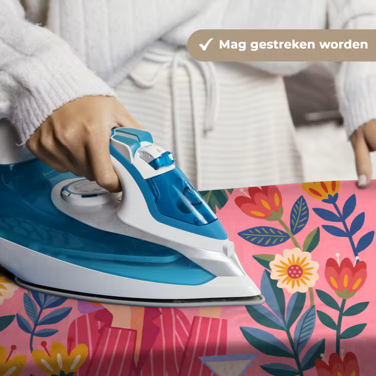 Wandkleed - Vrouw - Cocktail - Bloemen - Modern - Roze — 6