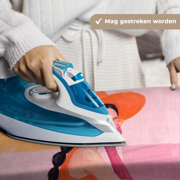Wandkleed - Vrouw - Hoed - Mode - Modern - Oranje — 6