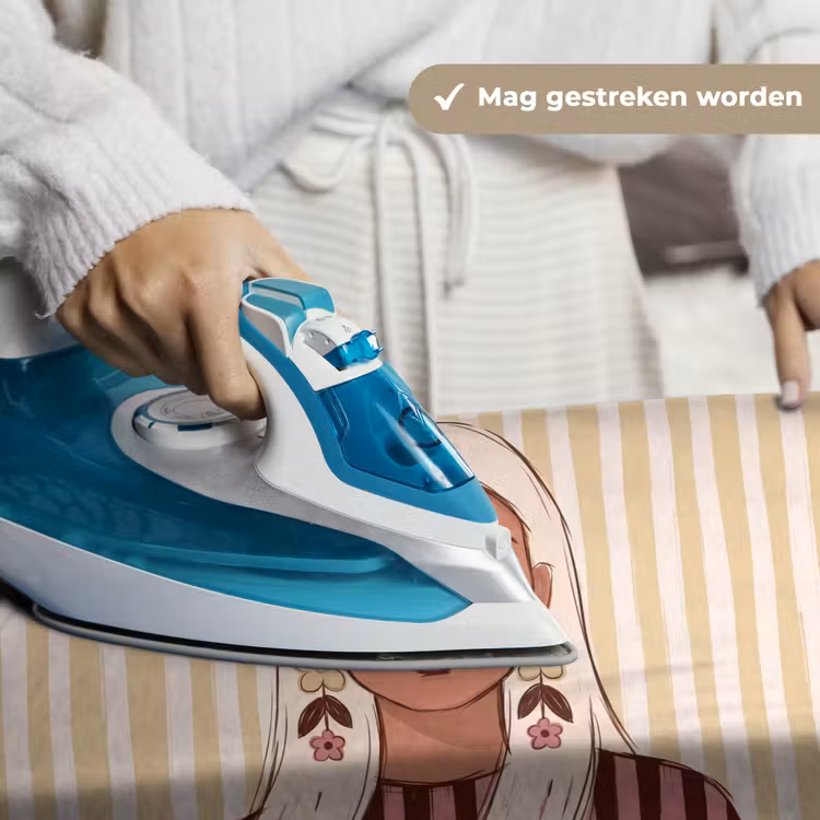 Wandkleed - Vrouw - Portret - Illustratie - Modern - Roze — 6