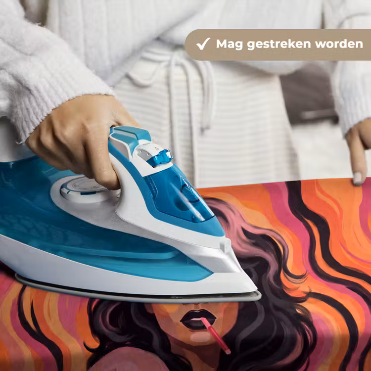 Wandkleed - Vrouw - Zonnebril - Modern - Portret - Oranje — 6