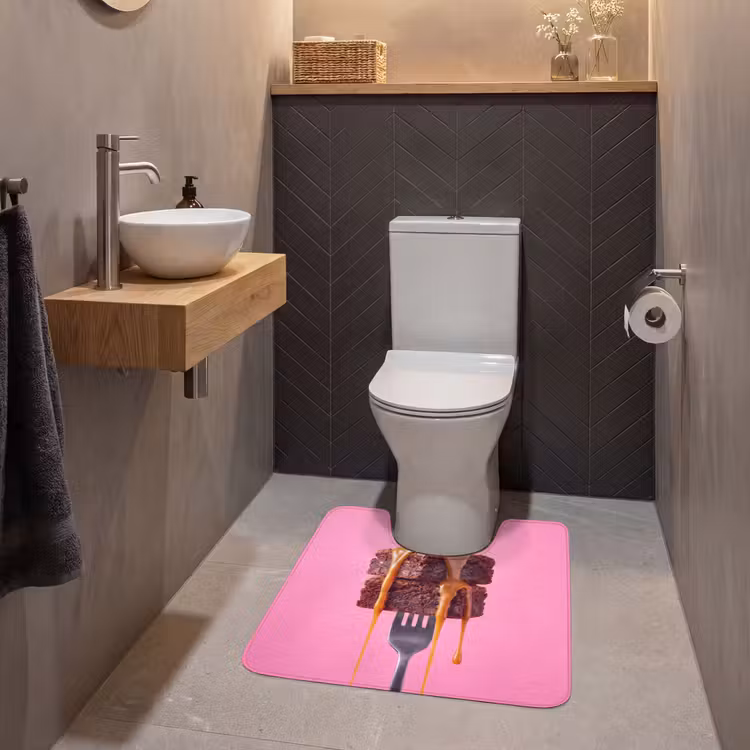 WC Mat - Brownie - Karamel - Eten — 2