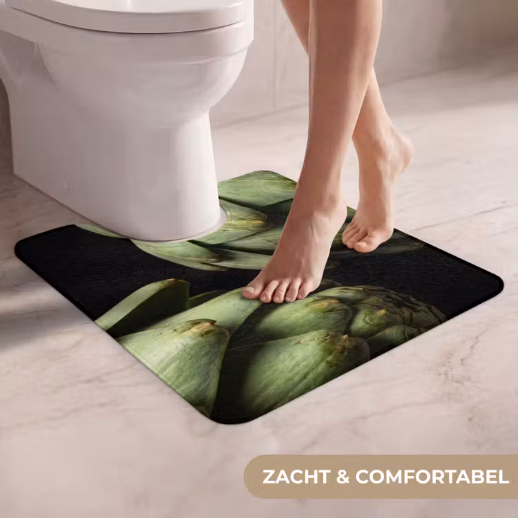 WC Mat - Artisjok - Groen - Eten — 5