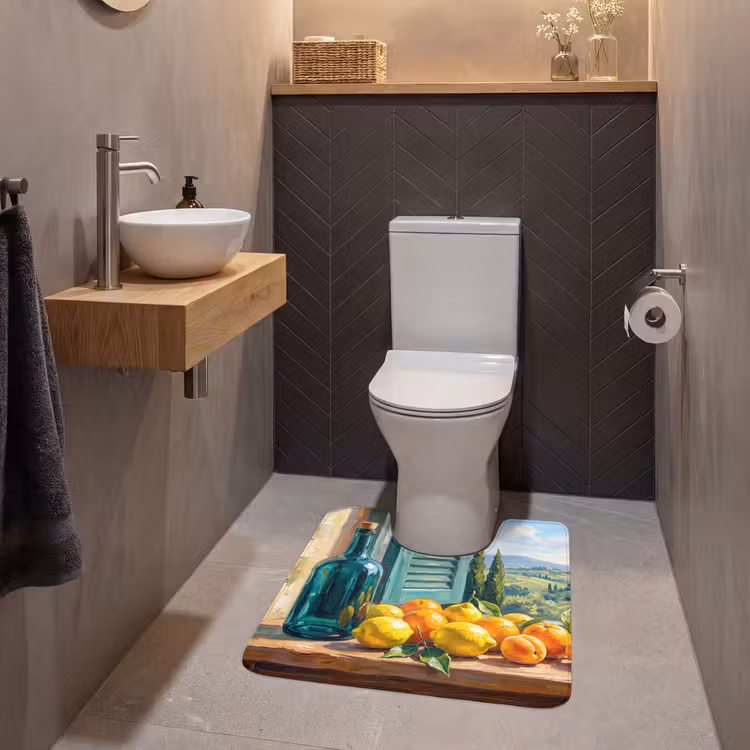 WC Mat - Fles - Fruit - Stilleven — 2