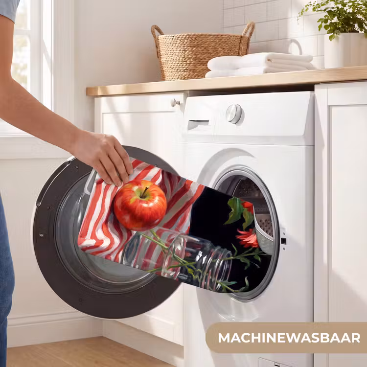 WC Mat - Rode bloemen - Vaas — 6