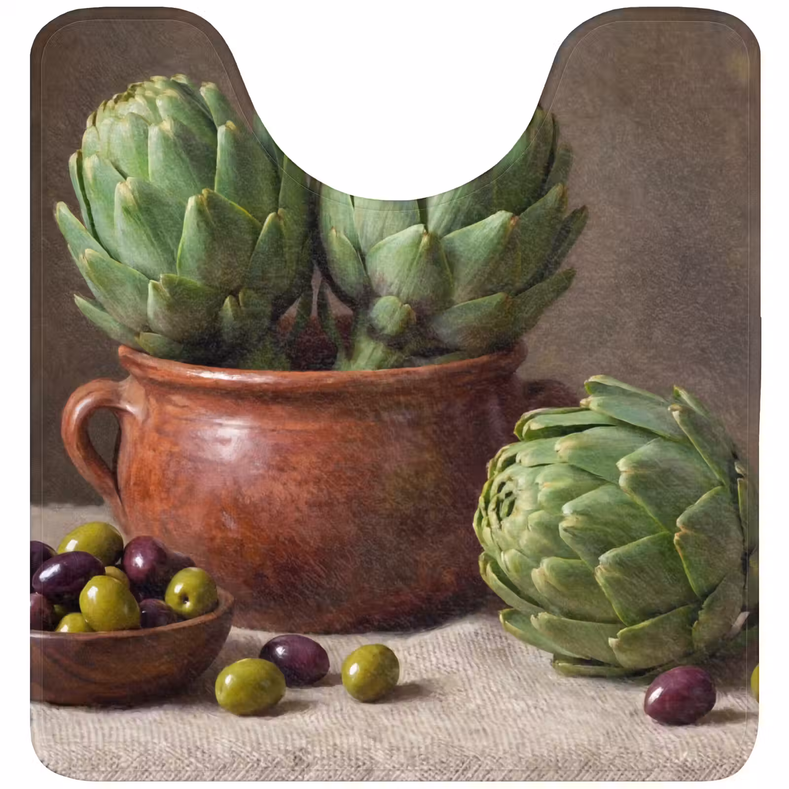 WC Mat - Artisjokken - Olijven - Eten — 1