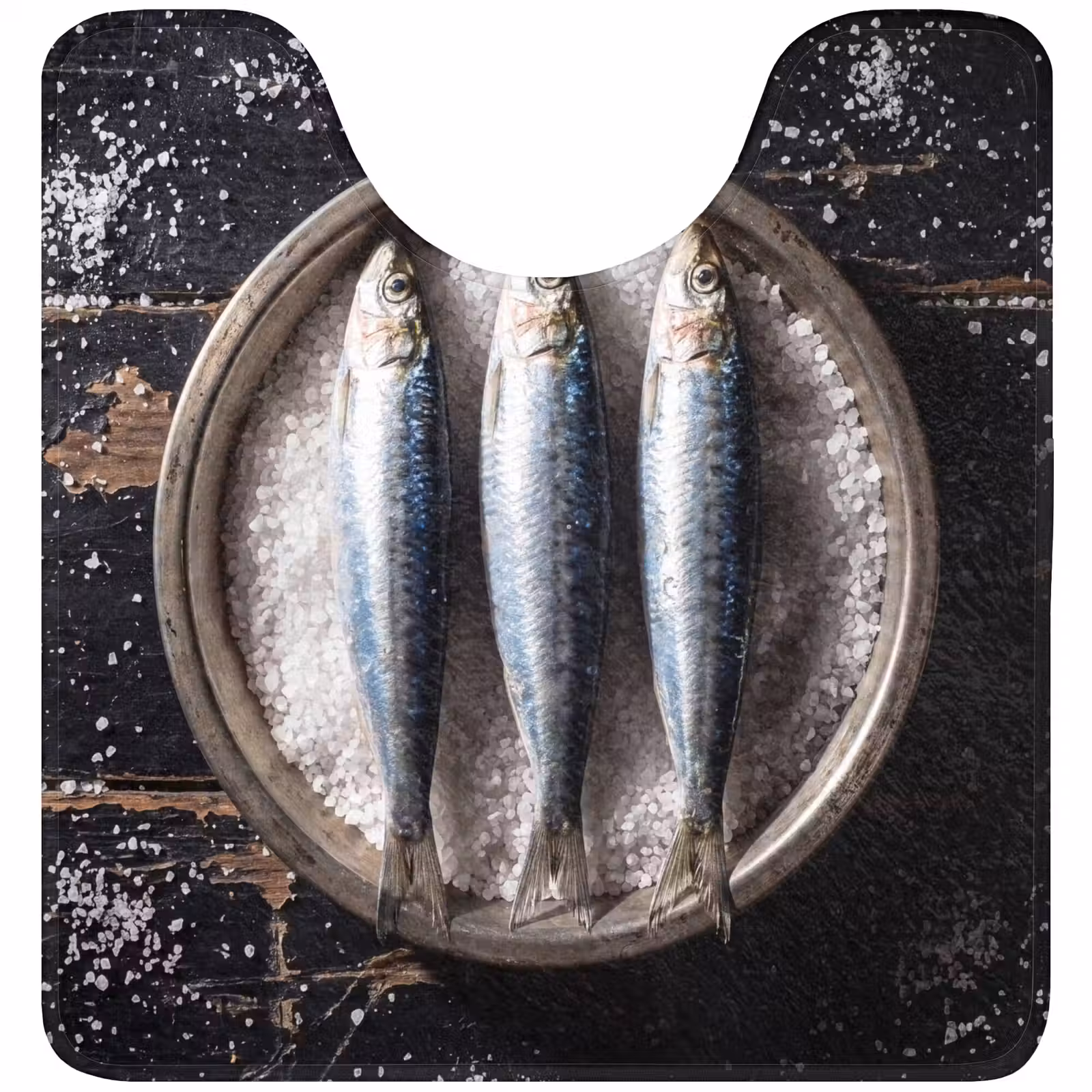 WC Mat - Vis - Zout - Eten — 1