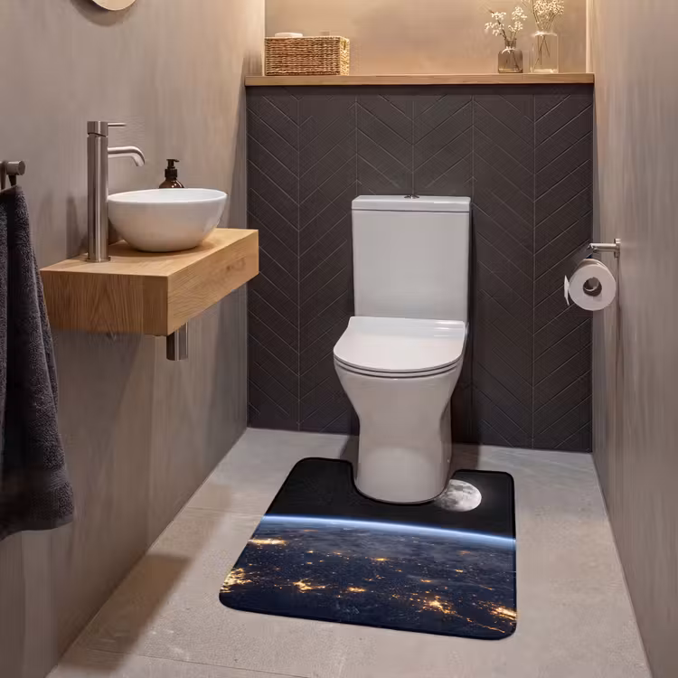 WC Mat - Aarde - Nacht - Ruimte — 2