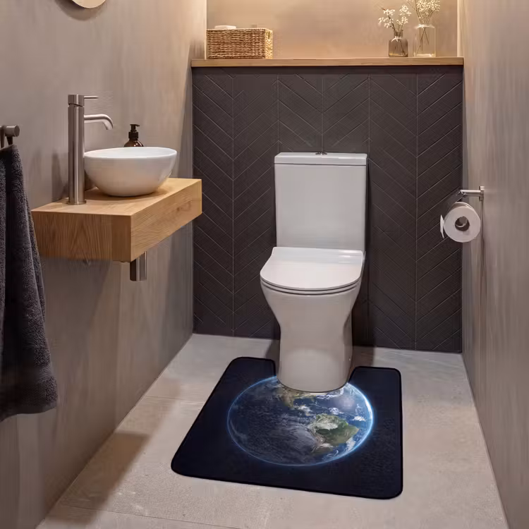 WC Mat - Aarde - Ruimte - Kosmos — 2