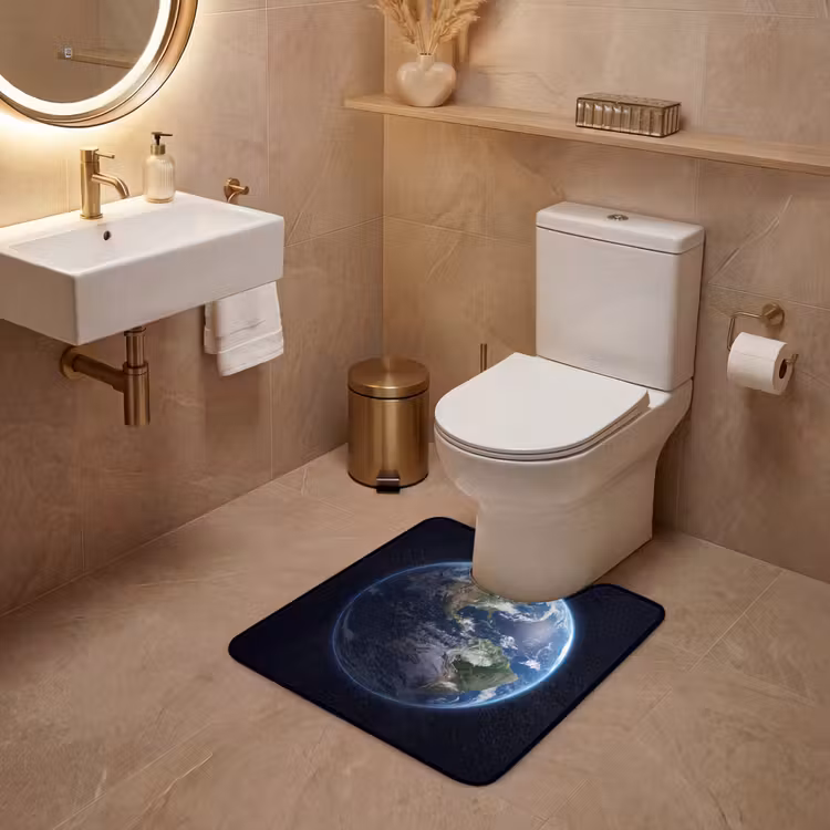WC Mat - Aarde - Ruimte - Kosmos — 3