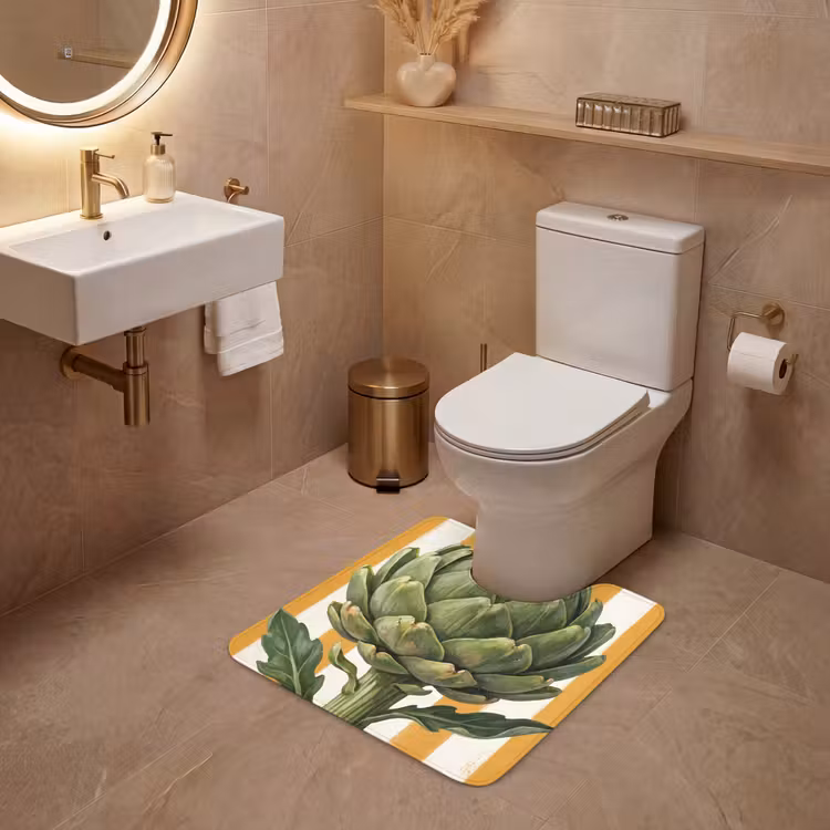 WC Mat - Artisjok - Modern - Groente — 3